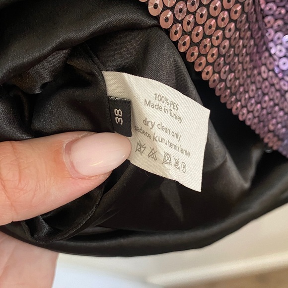 NWT The New Arrivals by Ilkyaz Ozel Jade Sleeveless Sequin Mini Dress Size 6-8 - Picture 10 of 10